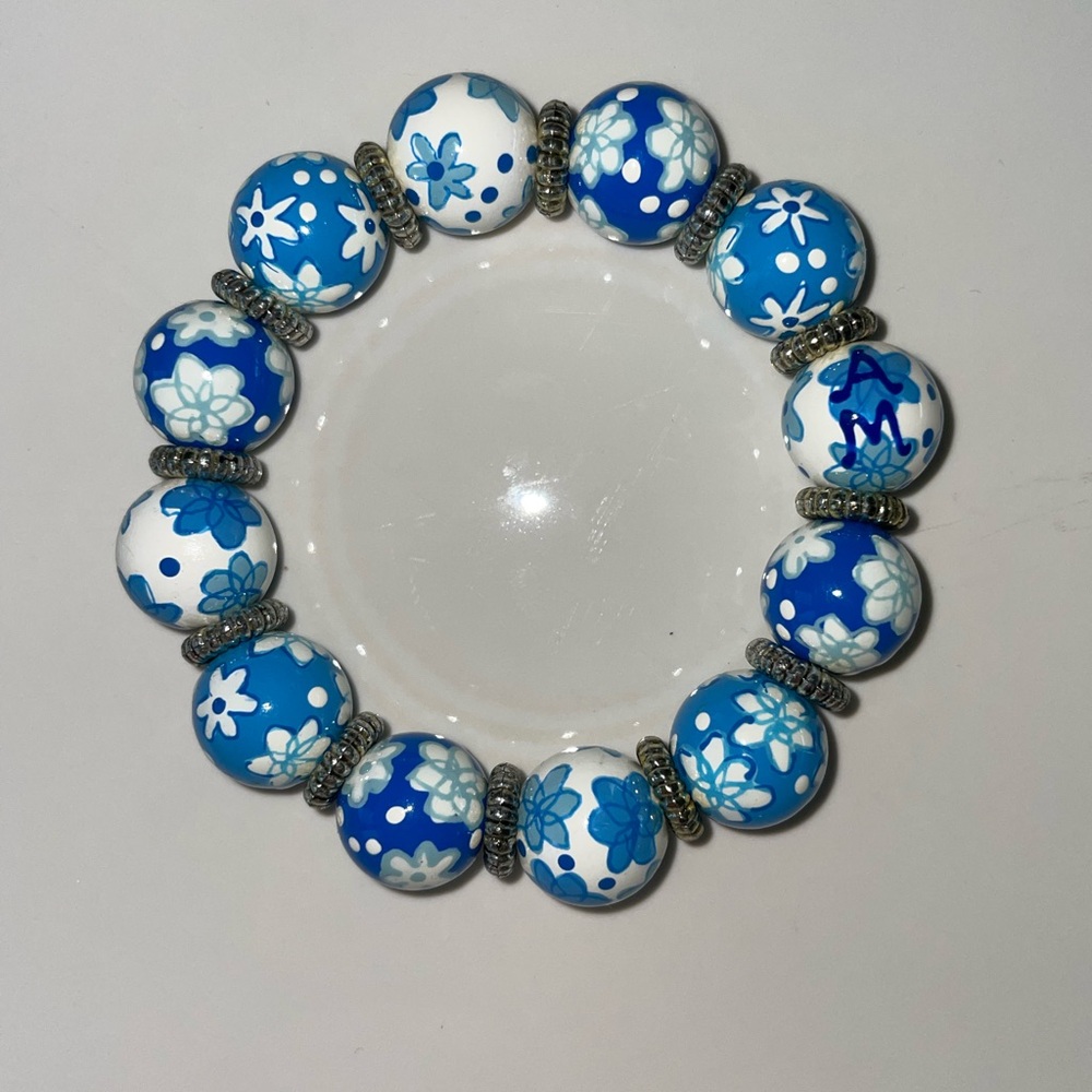 Angela Moore Hand Painted Bracelet